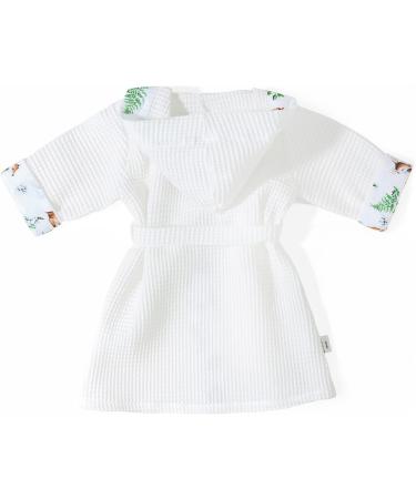 Pepi 100% Cotton Unisex Children's Bathrobe - Baby & Kids Hooded Bathrobe Made in Poland | Forest Time Size L - Buy Online on GoSupps.com
