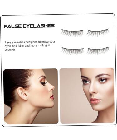 FRCOLOR 10 Pairs Fake eyelashes makeup eyelash False Eyelashes For Beginners natural dense eyelashes dense soft lash strip eyelashes false lashes chemical fiber 6d artificial extend - Buy Online on GoSupps.com