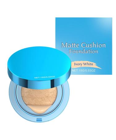Air Cushion Makeup Anti-Perspirant Matte Cushion Concealer for Women Long-Lasting Concealer Cream for Party Beach Outdoors School Business Travel