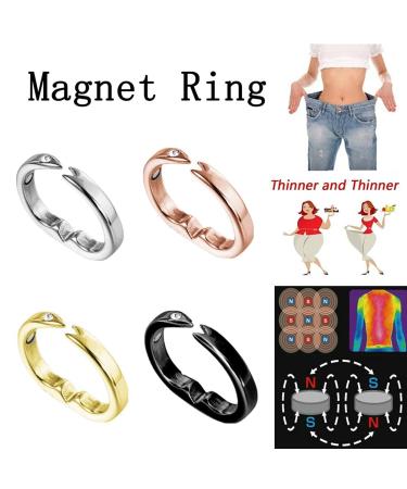 Buy Lymphatic Drainage Magnet Ring | Anti-Snoring & Detox Slimming Rings for Men & Women - Adjustable Weight Loss Solution - Buy Online on GoSupps.com