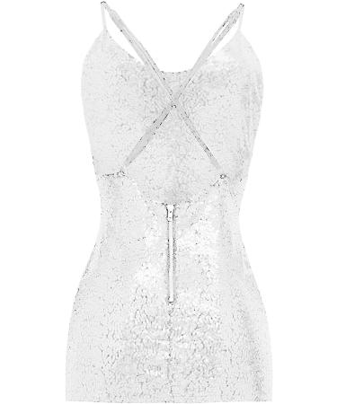 Shop Hanxiulin Elegant Women's Evening Dresses - Glitter Casual Cocktail & Ball Dresses in White XL - Buy Online on GoSupps.com