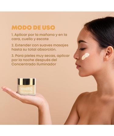  Noche Y Dia PURE VITAMIN Vitamin C Antioxidant Face Cream Moisturizing Face Cream for Women and Men Anti-wrinkle Cream that provides radiance and firmness Day and Night Brand 60 ml - Buy Online on GoSupps.com