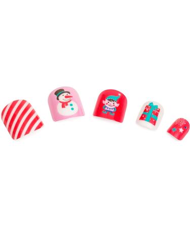 Christmas Children's Press-On Nails - Kids - 24 press-on - Festive Nails - Buy Online on GoSupps.com
