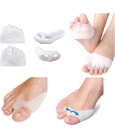 8PCS Hallux Valgus Corrector & Toe Separator - Pain Relief Foot Support Orthoses in Style B - Buy Online on GoSupps.com