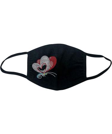 Comfortable Windproof Balacava Cute Sweet Heart Shapes On Blurry Background Romantic Love Valentines Day Printed Facial decorations for adult - Buy Online on GoSupps.com