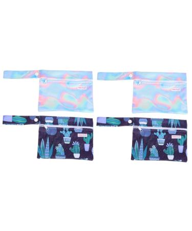 Valiclud 4 Sanitary Pad Storage Pocket Storage Pocket For Women's Binding Organizer for Storage Pockets Tampon Hygiene bags Zzip's Medicine Packing Waterproof Polyester Color Sorted 3x2st 1 piece (1 Pack)