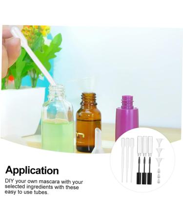 FOMIYES 6 Sets Mascara Tube Leakproof Travel Containers Travel Bottles Empty Mascara Bottle Clear Plastic - Buy Online on GoSupps.com