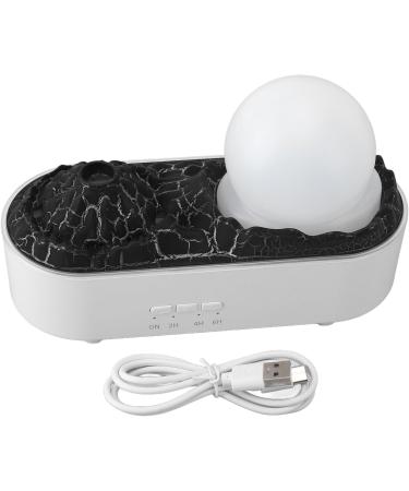 Aromatherapy Diffuser - Volcano 200ML Essential Oil Humidifier with Night Light 2 Mist Modes & Timer | Best for Home - White - Buy Online on GoSupps.com