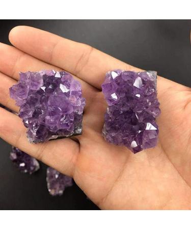 Natural Amethyst Cluster Quartz Crystal Specimen Stones Gift Rough Ore Geography Teaching for Decoration Stone Generator (Color : Large) - Buy Online on GoSupps.com