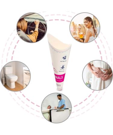 Luxiv 20-Pack Disposable Female Urination Device - Portable Girl Urinal Funnel for Camping, Hiking, and Travel - Waterproof Paper Standing Pee Cup for Women - Ideal for Wounded and Pregnant - Pink - Buy Online on GoSupps.com