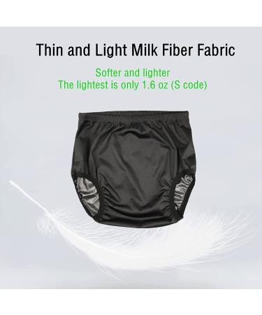 Adult Cloth Diaper Cover for Incontinence - Waterproof Leakproof Latex Pants - Noiseless and Reusable - Medium Size - Pack of 1 - Buy Online on GoSupps.com