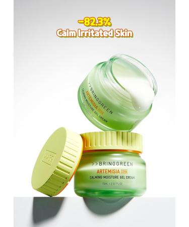 BRING GREEN Artemisia Cera Calming Moisture Gel Cream | Vegan Glass Skin Daily Skincare for Intense Moisturization for Dry Oily skin Calming Sensitive Skin Irritated Skin 2.53 Fl. Oz. - Buy Online on GoSupps.com