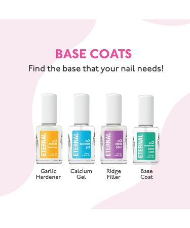 Eternal Ridge Filler Base Coat Nail Polish - 2 Pack Ridge Filler Gel for Nail Strength and Repair - Clear Nail Primer Treatment - 13.5 mL - 0.46 Fl Oz - Buy Online on GoSupps.com