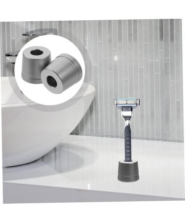 Magiclulu 2-in-1 Razor Base & Eyeshadow Storage Green Glitter Stand for Men's Razors | Vintage Aluminum Trimmer Holder - Buy Online on GoSupps.com