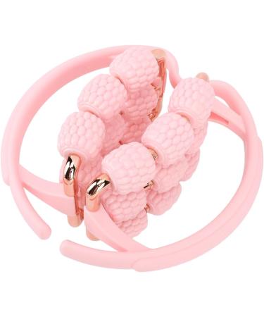 Test Circular Leg Terminal Massage Device - Multi-Purpose Muscle Relaxation Handheld with 18 Wheels for Legs Neck Hands & Arms - Pink - Buy Online on GoSupps.com