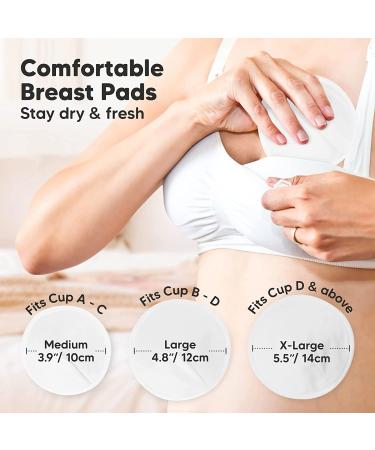 Buy KeaBabies Comfy Nursing Pads - Soft White, 14 Pack for Ultimate Comfort - Buy Online on GoSupps.com