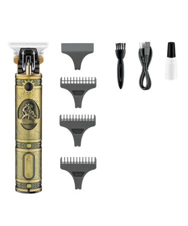 Hair Clippers Electric Hair Clipper Product Electric Clipper USB Rechargeable Hair Clipper T9 Oil Head Clipper Carving Gold