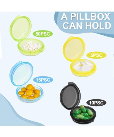 Portable Mini Travel Pills Organizer Box - 7 Piece Transparent Vitamin Container for Outdoor Use | Wllhyf - Buy Online on GoSupps.com