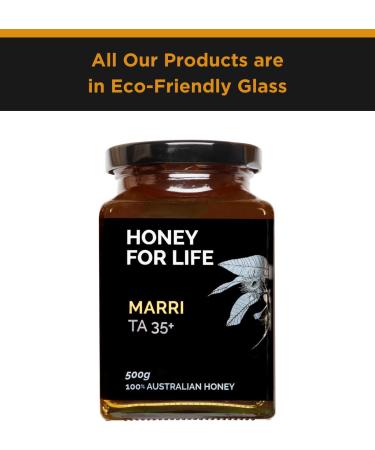 Marri TA35+ / MGO 1125+ Extremely Active Honey - Raw & Unpasteurised (500g) - Buy Online on GoSupps.com