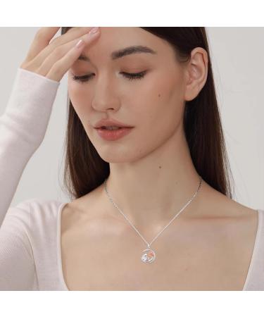 Chenghong 925 Sterling Silver Dog Chain Necklace with Crystals - Perfect Gift for Dog Lovers - Buy Online on GoSupps.com