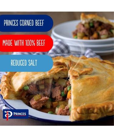 Princes Reduced Salt Corned Beef 340g - Delicious and Healthier Option - Buy Online on GoSupps.com