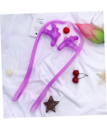 Gleavi 4-Piece Neck Massager Set - Deep Tissue Manual Muscle Massage Gear & Roller Rod for Neck Relief - Buy Online on GoSupps.com