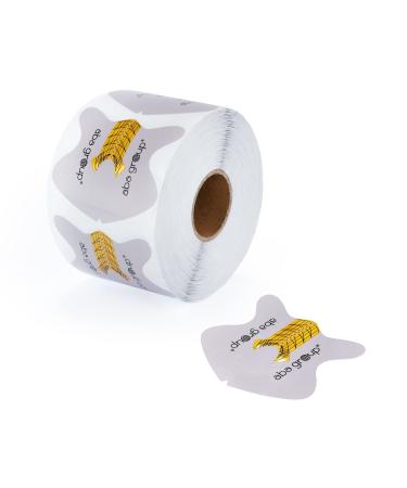 ABA group shapes/master templates for extending nails nail stencil nail extension shapes self -adhesive nail stencils gel forms nail stencil nail stencils 500 pieces