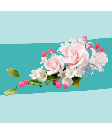 Shop Cake Company Orchid Peach & Pink Rose Sugar Flower Bouquet Bundle - International Shipping Available - Buy Online on GoSupps.com