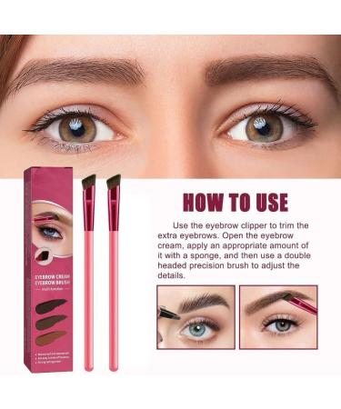 Home Eyebrow Care Kit 4d Laminated 4d Laminated Brow Starter Drawing Kit Multi-function Eyebrow Concealer Contour Brush Waterproof & Long Lasting (Taupe+Dark Brown) - Buy Online on GoSupps.com