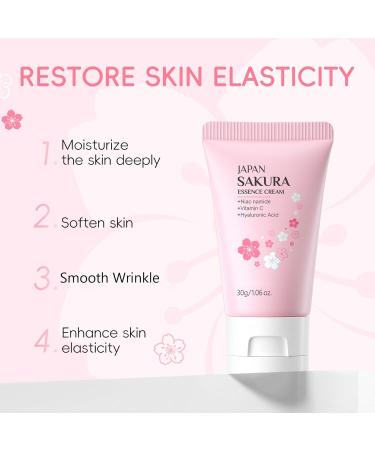 INSEEK Sakura Skin Care Set for Teen Girls Hydration Skincare Gift Set for Women Deeply Cleanse Pores Gentle Exfoliation Moisturize & Soften Skin Smooth Wrinkles and Fine Lines - Buy Online on GoSupps.com