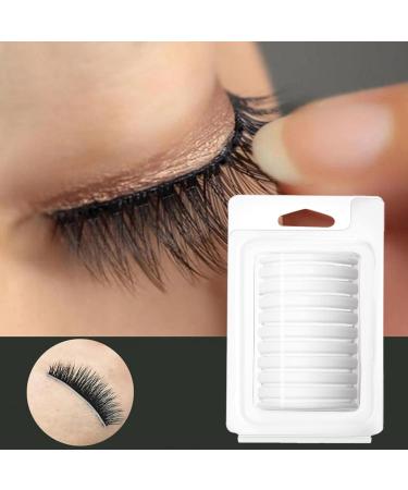 Adhesive Lash Strips for Fake Eyelashes - Adhesive Lash Strips No Glue No Magnets for All Strip Fake Lashes Waterproof Eyelashes Strip/e Transparent - Buy Online on GoSupps.com