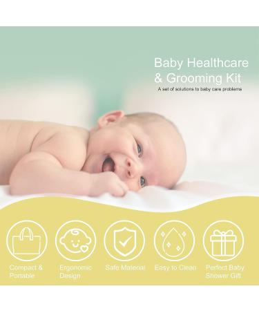 FantasyDay 8 in 1 Baby Healthcare and Grooming Kit - Essential Nursery Care Set for Newborns, Toddlers - Perfect Baby Shower Gift - Buy Online on GoSupps.com