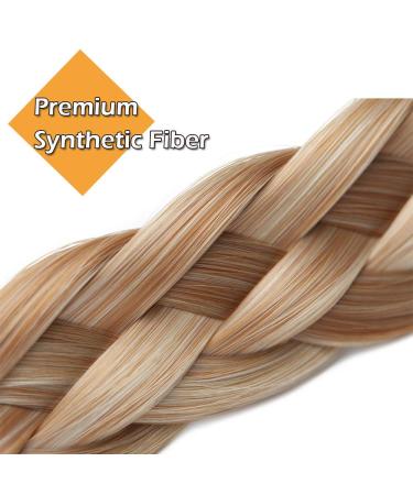 Silk-Co Women s 5-Strand Blonde Braided Hair Band - Vintage Elastic Headband for Weddings | Hair Tie & Extensions 2.5cm Wide - Buy Online on GoSupps.com