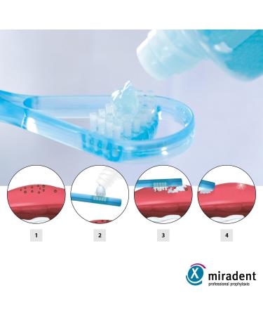 Miradent Tong-Clin Fresh Set - Dual Function Tongue Cleaner & Gel for Bad Breath | Gentle Alcohol-Free Solution for Effective Tongue Cleaning - Buy Online on GoSupps.com