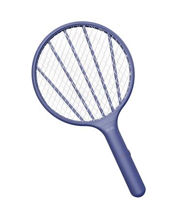 Bug Zapper Racket, Electric Fly Swatter Mosquito Killer Electronic Fly Zapper for Indoor Home Outdoor, 2AA Batteries Not Included 1 Blue