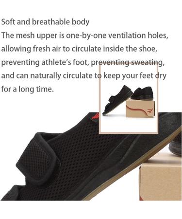 Yytcsjz Men's Adjustable Diabetic Shoes | Comfy Breathable Slippers for Edema Swollen Feet | Perfect Gift for Elderly Parents | 5.5 Khaki - Buy Online on GoSupps.com