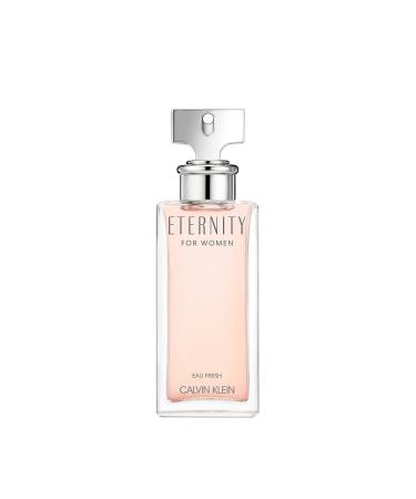 Calvin Klein Eternity Eau Fresh Eau de de Parfum Floral Women's Perfume With Notes of Pear Peony Rose Absolute & Amber Long Lasting Fragrance Calvin Klein Eternity for Women Eau Fresh Eau de Parfum 1.1 Fl Oz (Pack of 3)