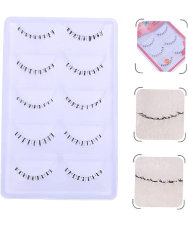 FOMIYES 10 Pairs Lower Eyelashes False Eyelashes Fake Lashes Fake Eyelashes Natural Lashes Bottom Eyelashes Strip Bottom Lashes Natural Eyelashes Transparent Stem Fiber - Buy Online on GoSupps.com