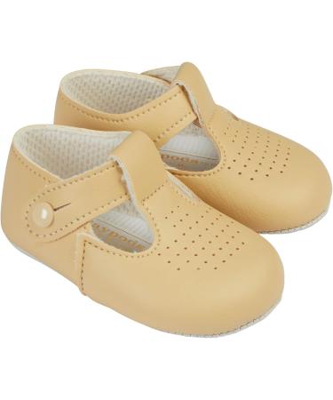 Baypods Soft Soled Baby Shoes B625 - T Bar Style for Boys & Girls | Made in England | 2 UK Child Size - Buy Online on GoSupps.com