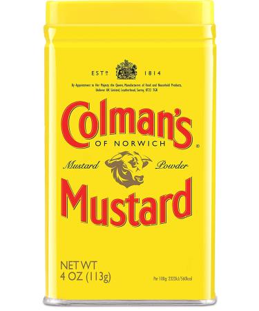 Colman's Dry Mustard Powder - 4 oz | Flavorful Seasoning for Cooking - Buy Online on GoSupps.com