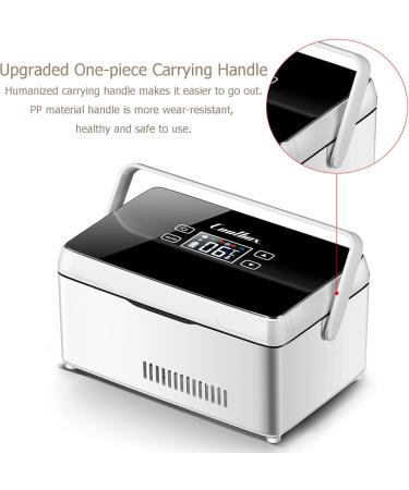 Insulin Cooler Case Portable Insulin Refrigerator for Travel Diabetic Cooler Box Mini Drug Refrigerator Keeping Cooling 2-8 with Alarm&LED Display 2*Battery&USB Chargerable Ideal for Refrigerated Medicine (10200Mah*2) - Buy Online on GoSupps.com
