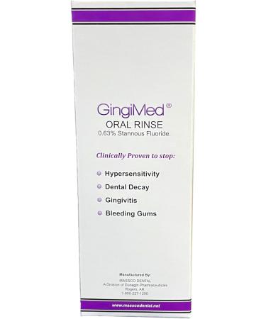 GingiMed .63% Stannous Fluoride Mouthwash with Xylitol | Alcohol-Free Periodontal Treatment | Caribbean Ice - 10 oz - Fast International Shipping - Buy Online on GoSupps.com