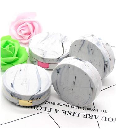 Marble Contact Lens Container - Geometry-Shape Moving Scope Glasses Box for Women - Hard Shell - White - Buy Online on GoSupps.com
