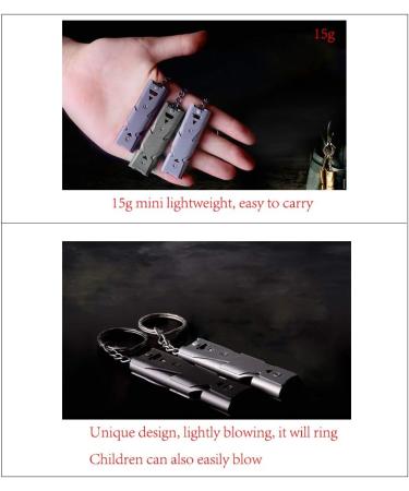 Shop Wanyig 2-Piece Emergency Signal Whistle - 150dB Survival Pipe with Keychain | Ideal for Sports & Emergencies | Fast International Shipping - Buy Online on GoSupps.com