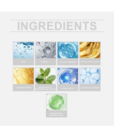 Peppermint Toothpaste - Daily Teeth Cleaning Fresh Breath Mild Formula for Gentle Oral Care(3PCS) - Buy Online on GoSupps.com