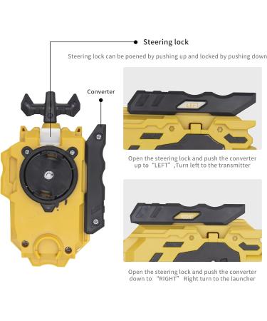 3T6B Martial Arts Starter Set - 12 Piece Bay Battling Tops with Burst Turbo Launcher & Arena Toy for Kids (Gold) | International Shipping Available - Buy Online on GoSupps.com