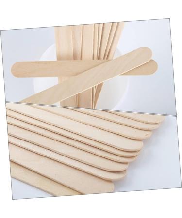 FOMIYES 200 STK Waxed Wooden Sticks for Makeup Application - Ideal Tinkering Tool for Kids & Waxing Spatula - Buy Online on GoSupps.com
