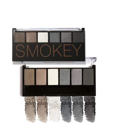 6 Colors Shimmer Matte Eyeshadow Palette | Long Lasting Smokey Eye Makeup | International Shipping - Buy Online on GoSupps.com