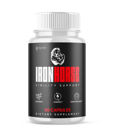Iron Horse Supplement Pills Official Iron Horse Pills for Men with All Natural Ingredients Advanced IronHorse Capsules Designed to Support Health and Wellness with Premium Vitamins (60 Capsules)