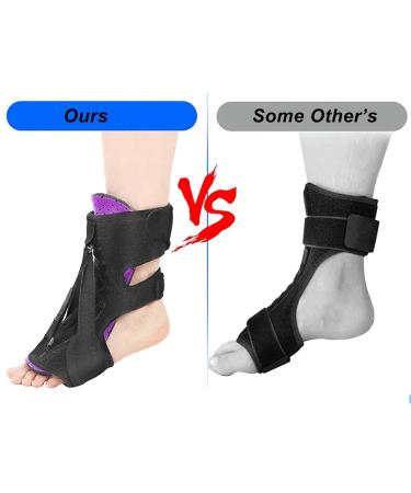 Adjustable Night Splint for Plantar Fasciitis & Achilles Tendonitis | Foot Pain Relief Boot for Fascia Tendon & Arch Pain Treatment - Buy Online on GoSupps.com